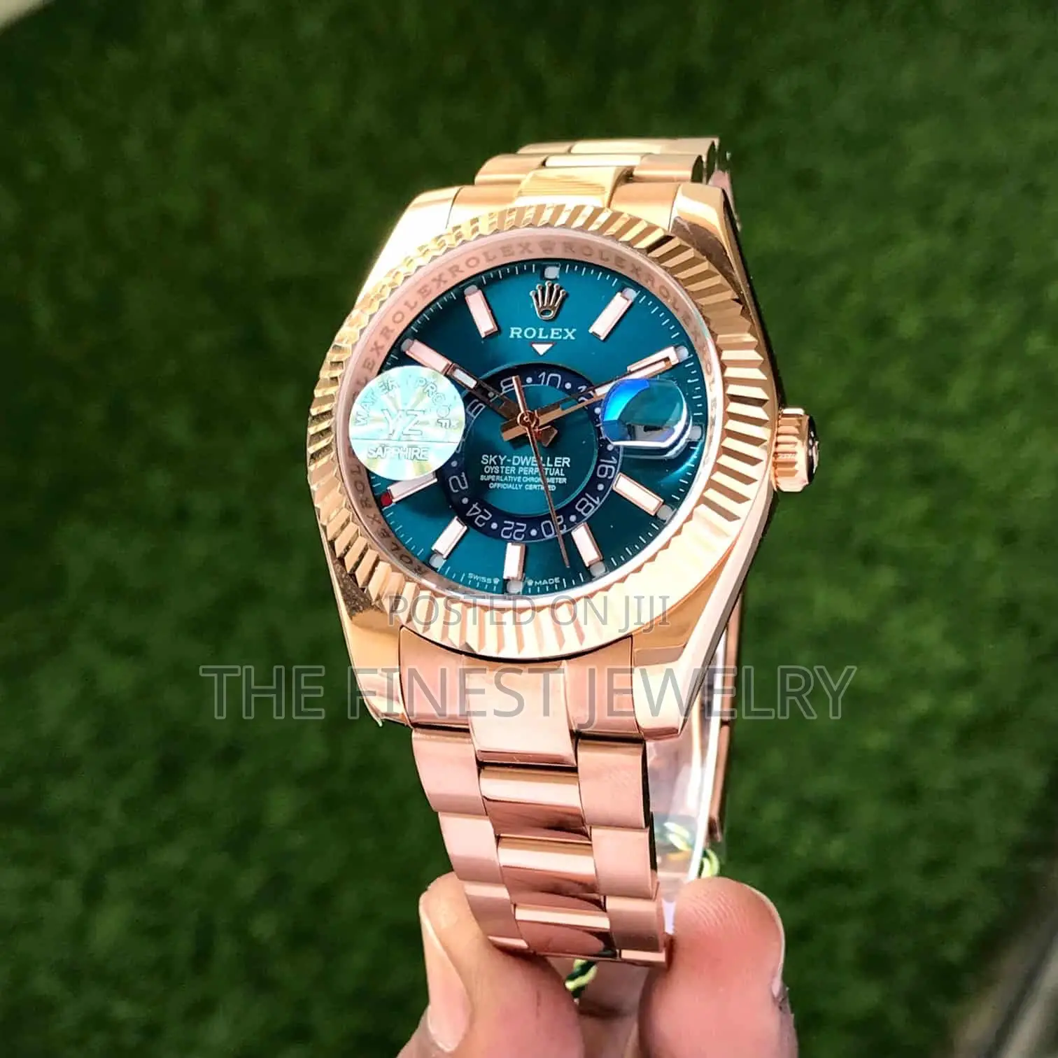 Rolex Sky-Dweller Features a Striking Blue-Green Dial