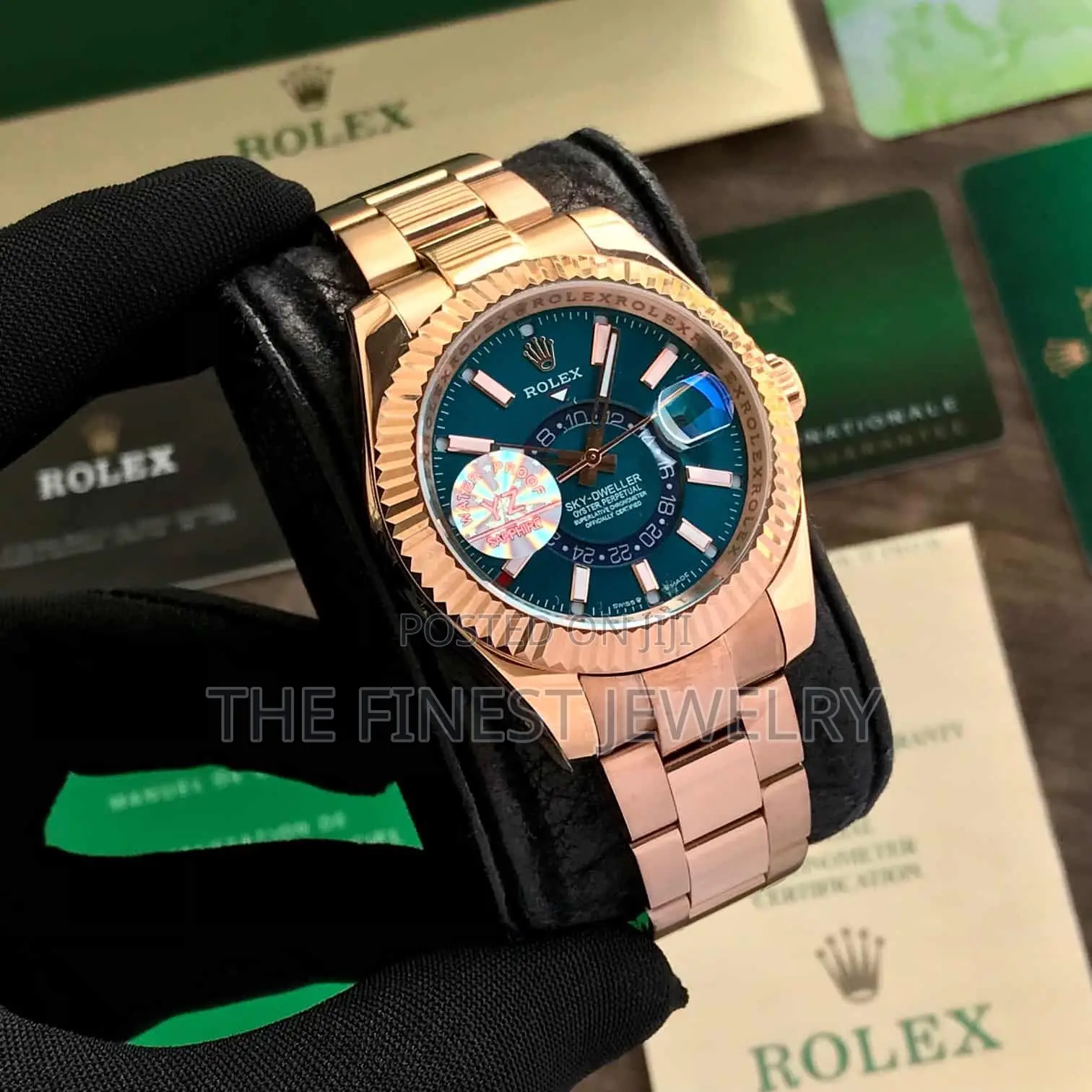 Rolex Sky-Dweller Features a Striking Blue-Green Dial