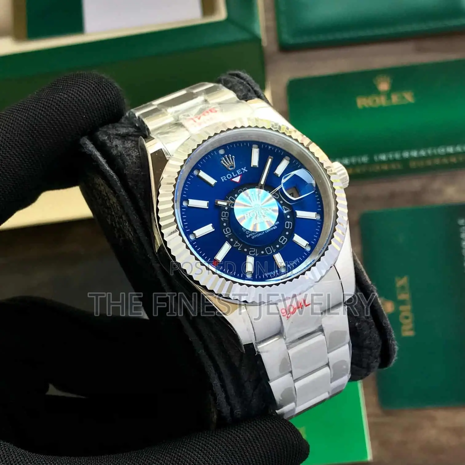 Rolex Sky-Dweller Watch Features a Striking Bright Blue Dial
