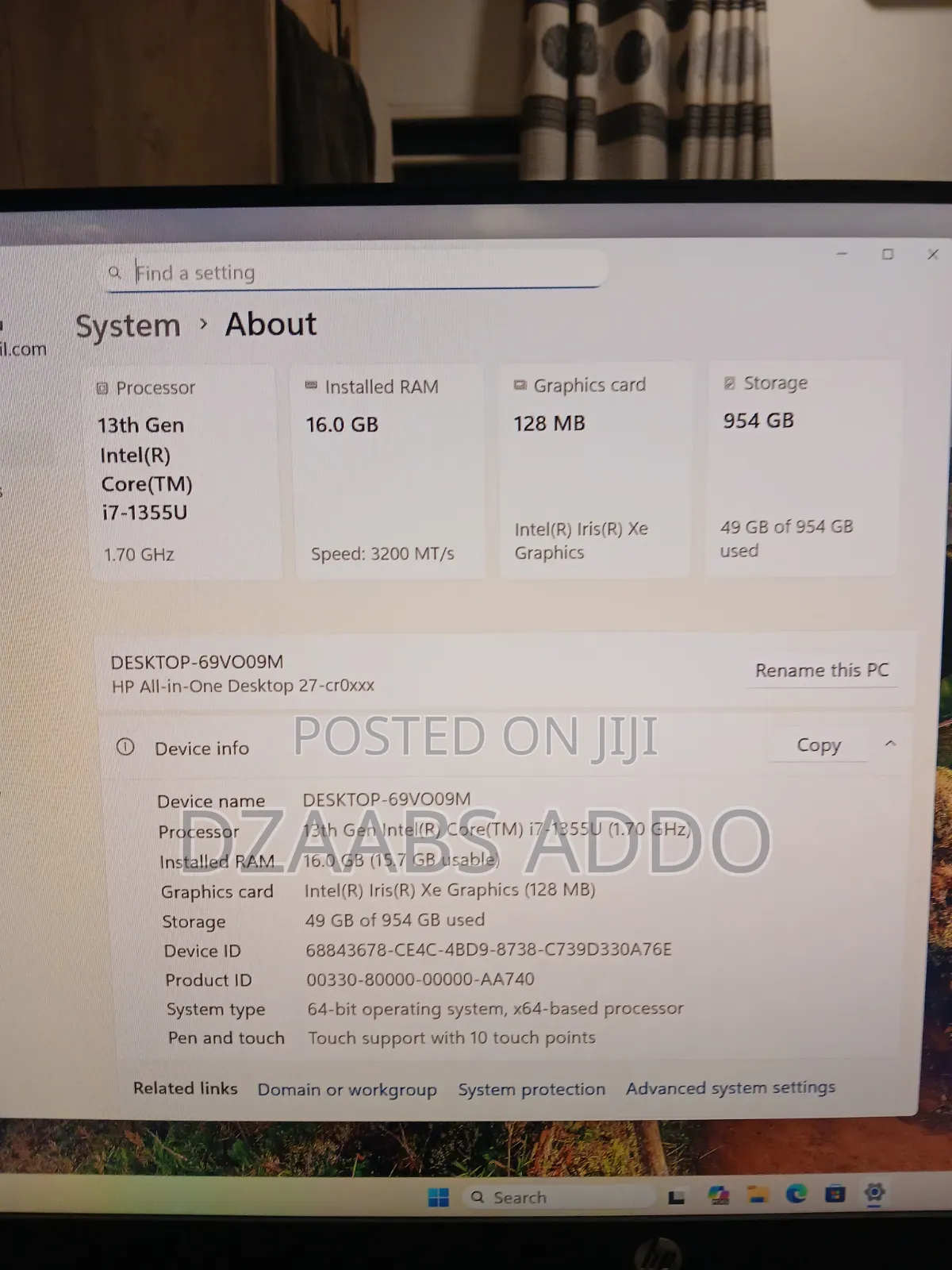 New Desktop Computer HP 290 G4 All-in-One 16GB Intel Core i7 SSD 1T