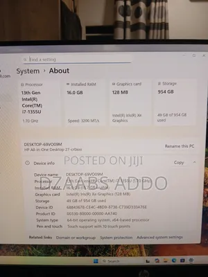New Desktop Computer HP 290 G4 All-in-One 16GB Intel Core i7 SSD 1T