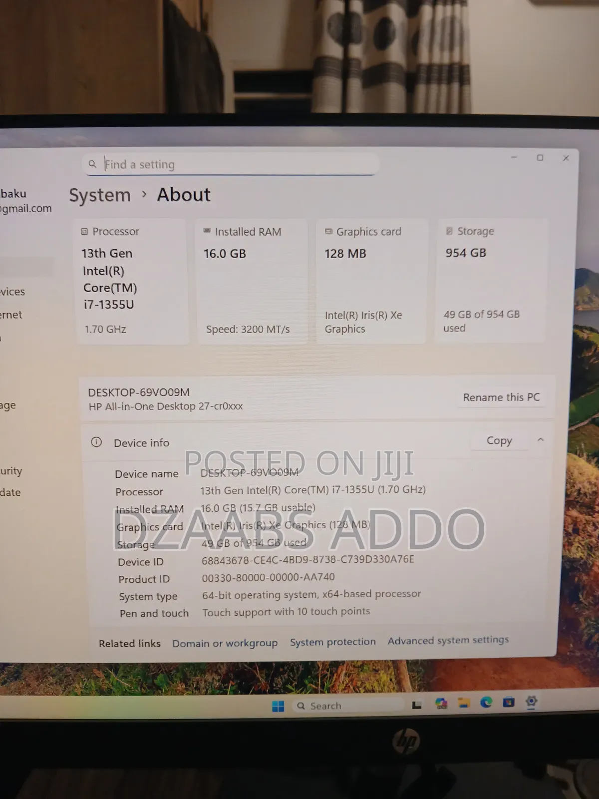 New Desktop Computer HP 290 G4 All-in-One 16GB Intel Core i7 SSD 1T