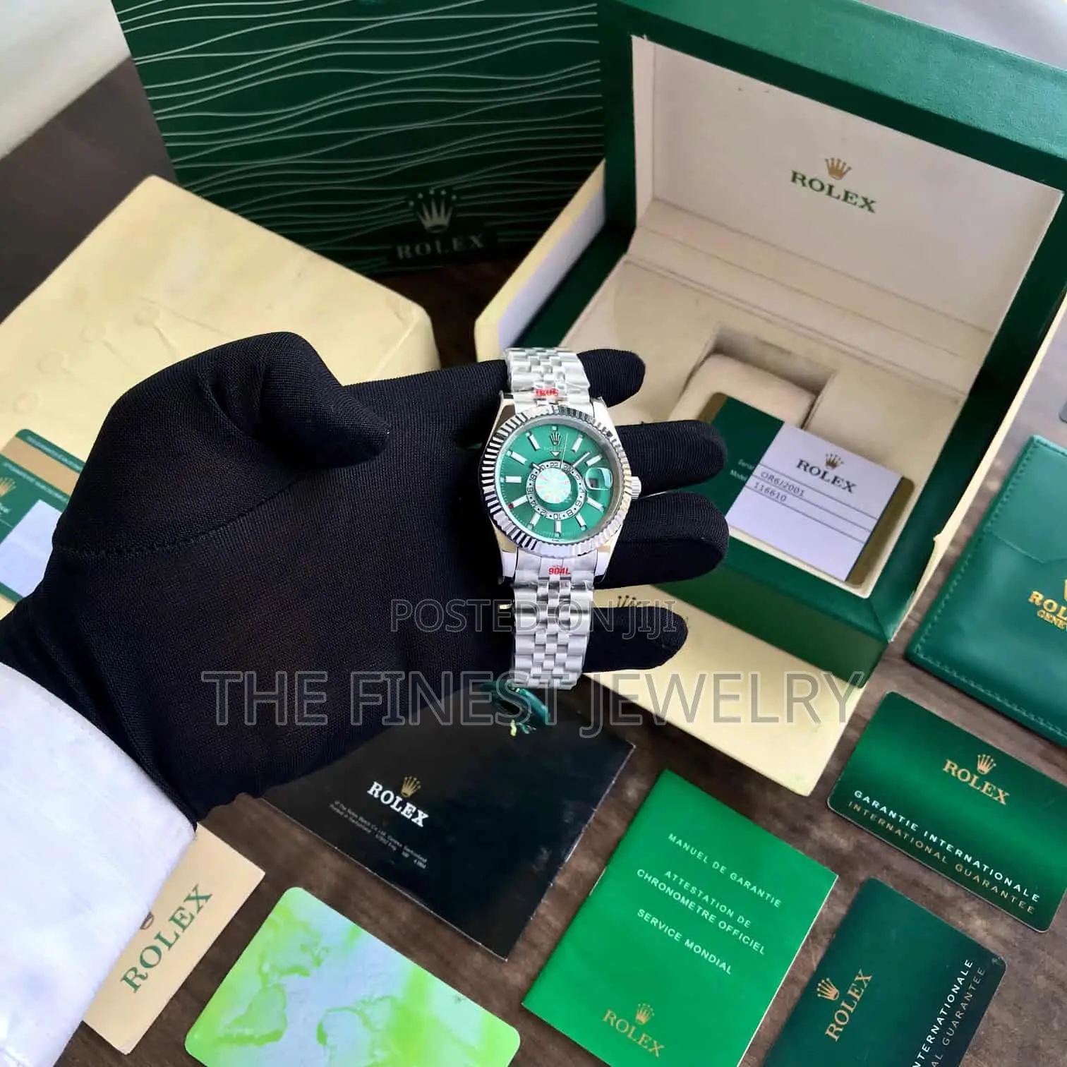 Rolex Sky-Dweller Features a Vibrant Green Dial