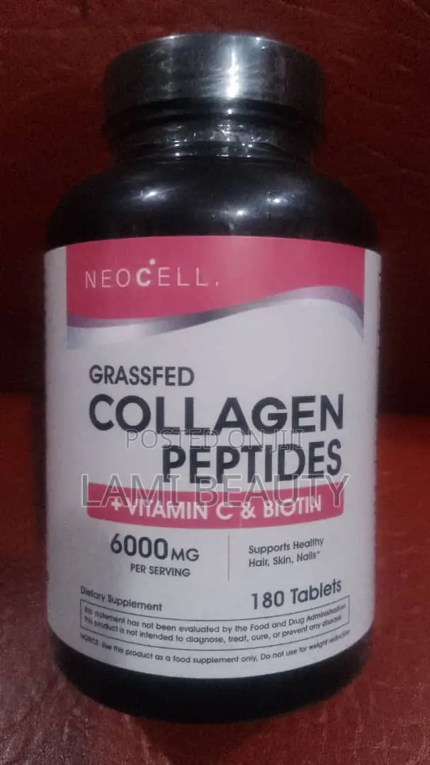 Neocell Grassfed Collagen Peptides Vitamin C Biotin 6000mg