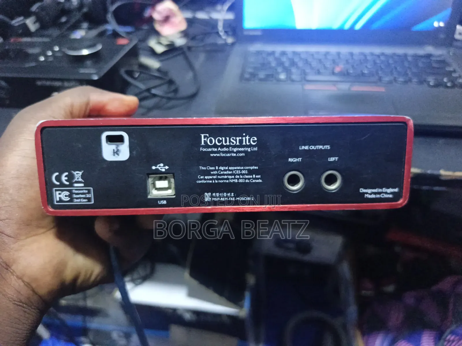 Focusrite 2i2 2nd Gen Soundcard/Audio Interface