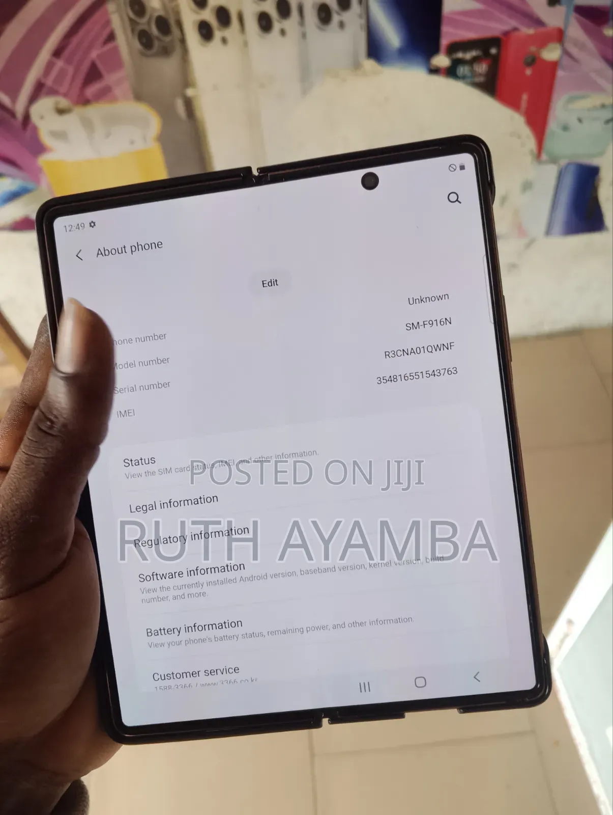 Samsung Galaxy Z Fold 2 256 GB Black