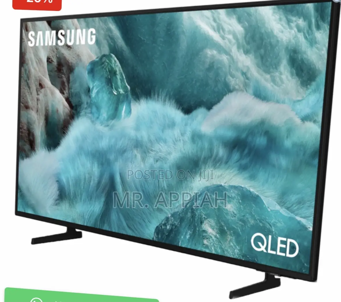 Order Samsung 75q7f 75” Qled Flat Smart Screen Tv(Black) 