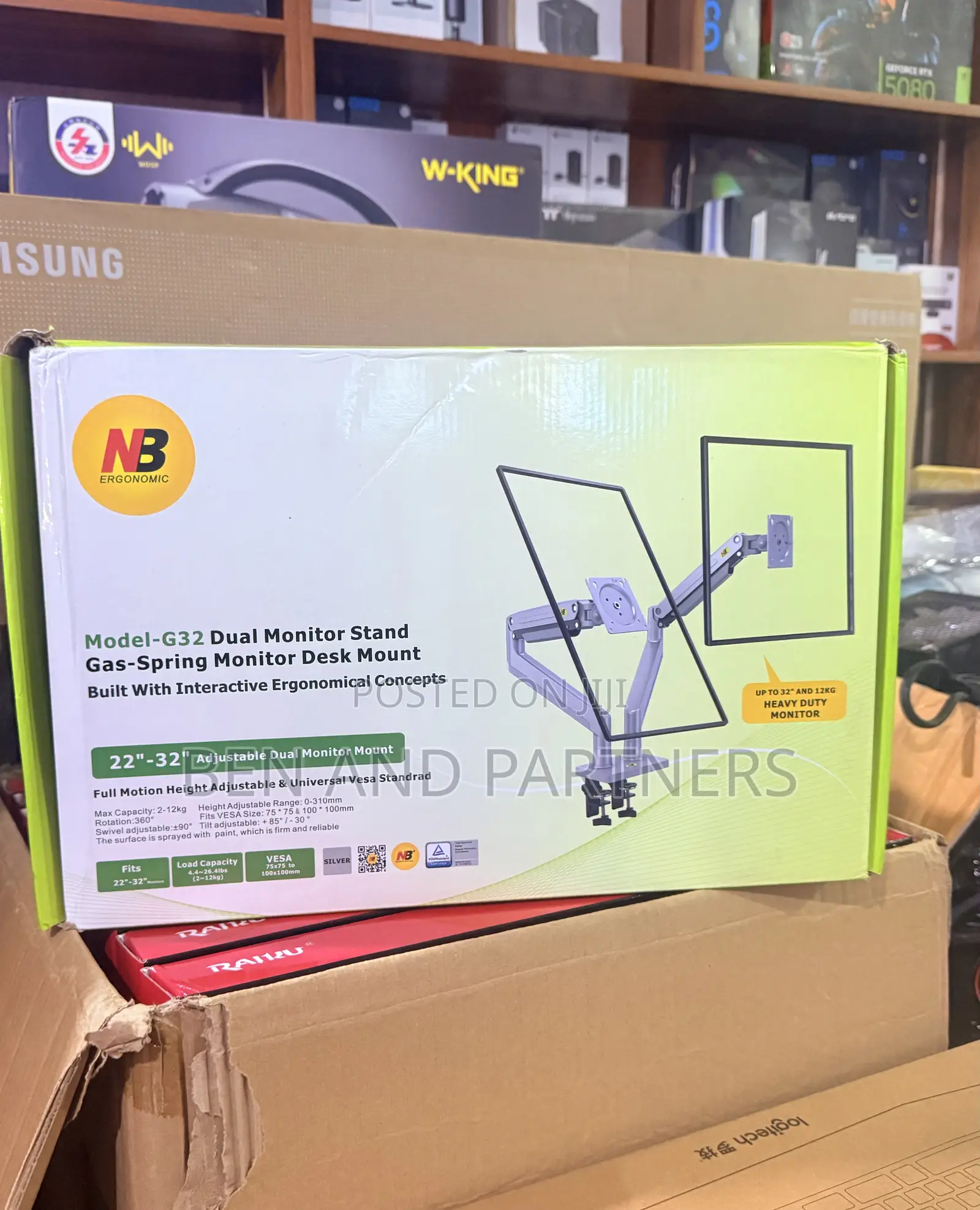 Dual Robotic Monitor Arm