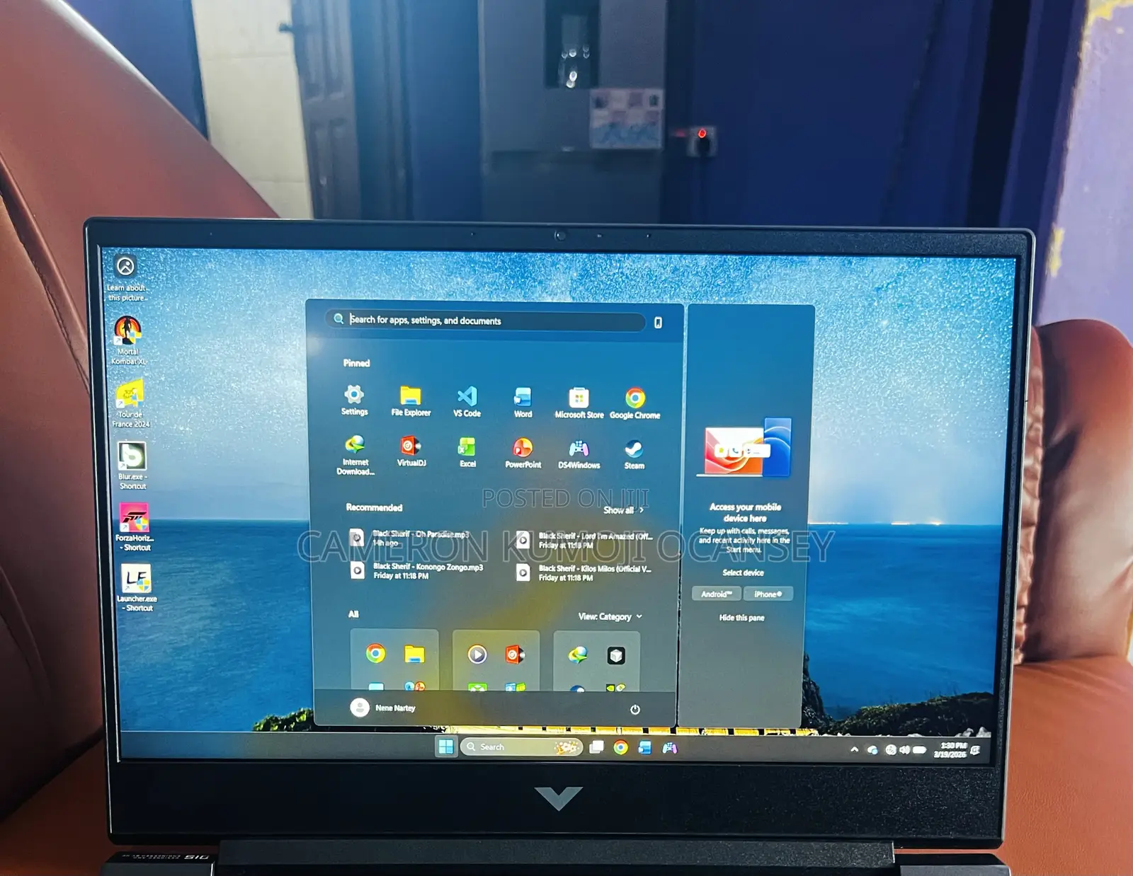 Laptop HP Victus 15 16GB AMD Ryzen 5 SSD 512GB