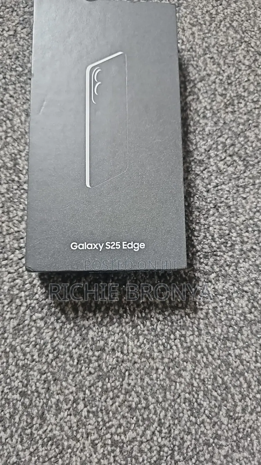 New Samsung Galaxy S25 Edge 256 GB Black