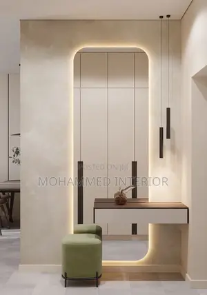 Full Body Mirror With Drawer