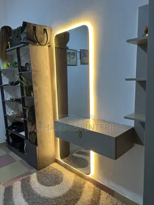 Full Body Mirror With Drawer