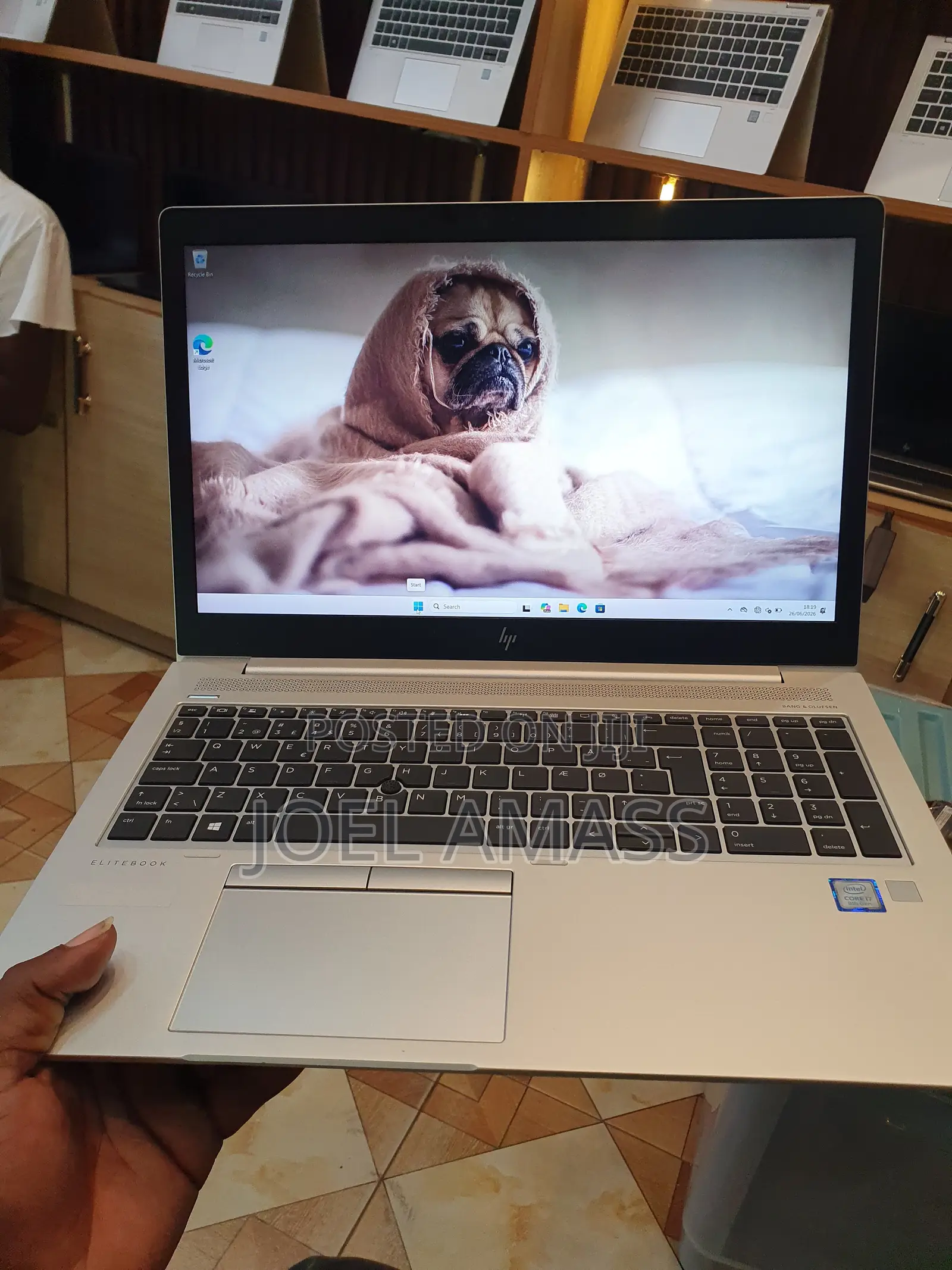 Laptop HP EliteBook 850 G6 8GB Intel Core i7 SSD 256GB