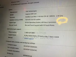 Laptop Dell Inspiron 15 5000 16GB Intel Core i7 HDD+SSD 256GB