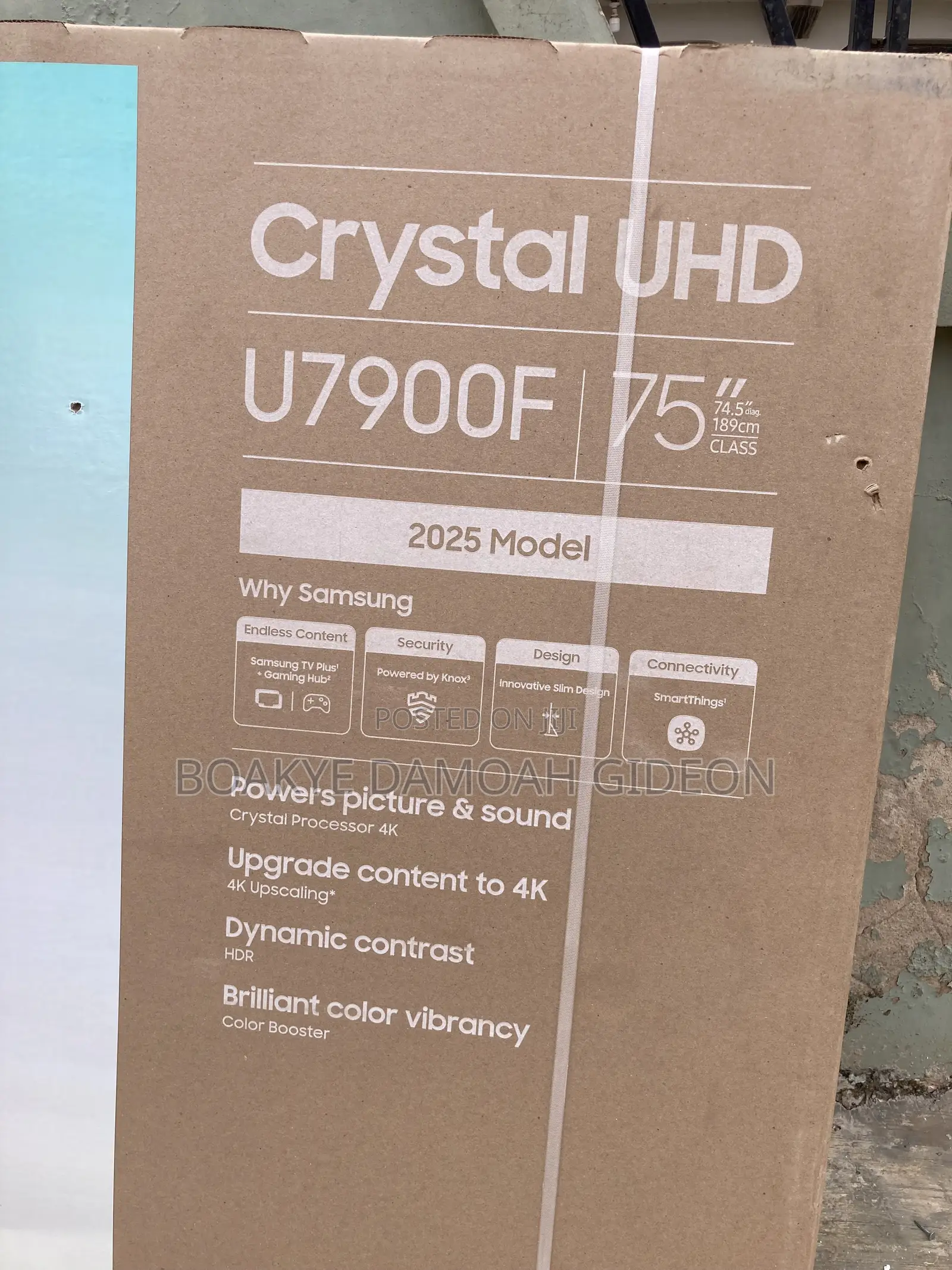 Samsung 75" Crystal Uhd U7900f (2025 Model)