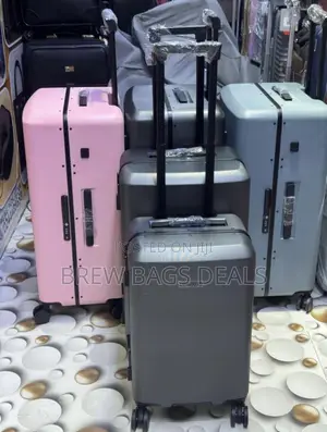 Premium Quality 3set Luxury Silicone Unbreakable Zipless Usb Suitcase.