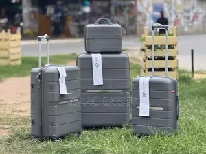 4set Premium Quality Unisex Anticrake Suitcases With Cosmetic Bag
