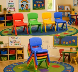Colorful Stackable Preschool Chairs