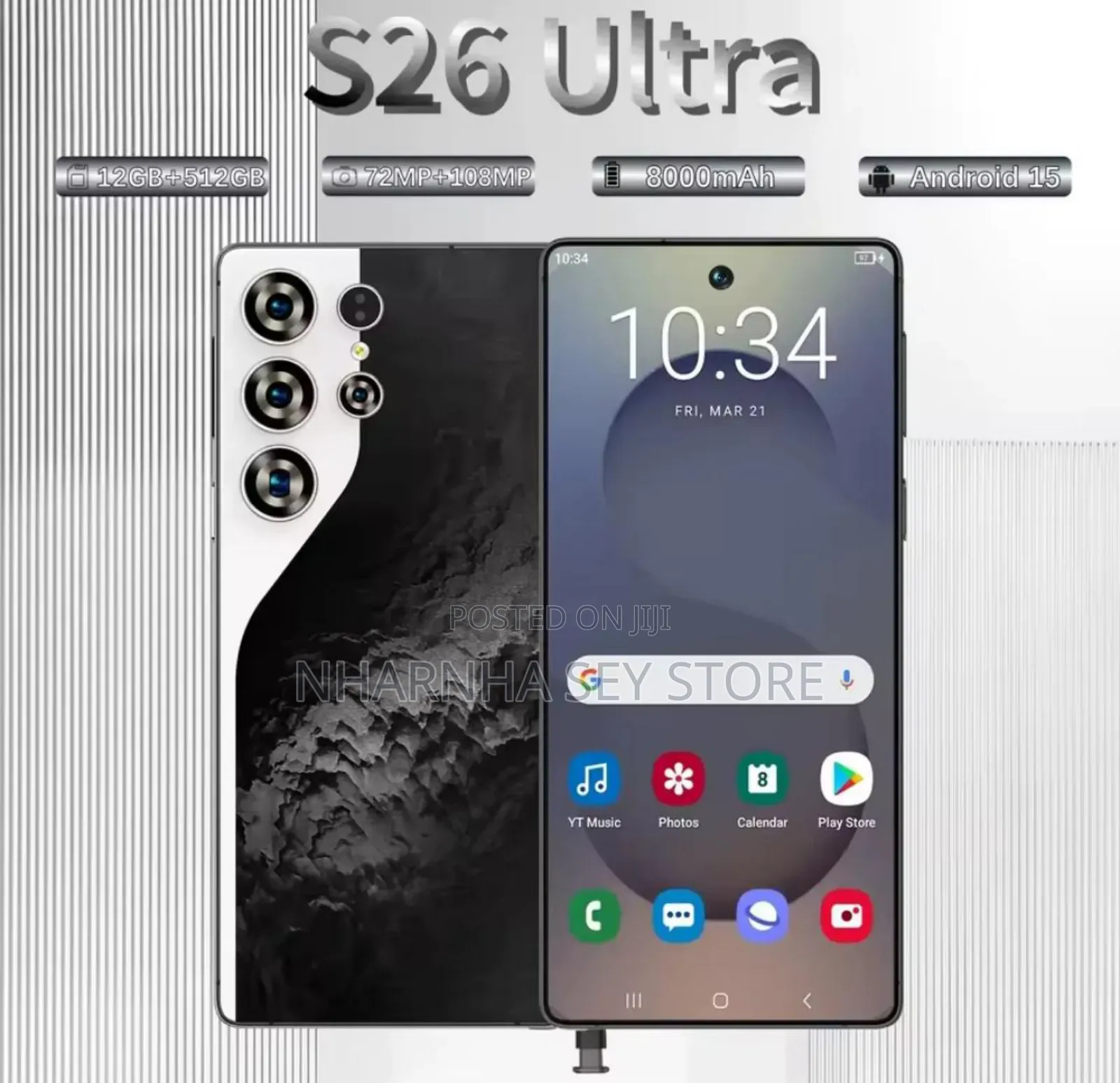 New Mobile Phone 1 TB Black