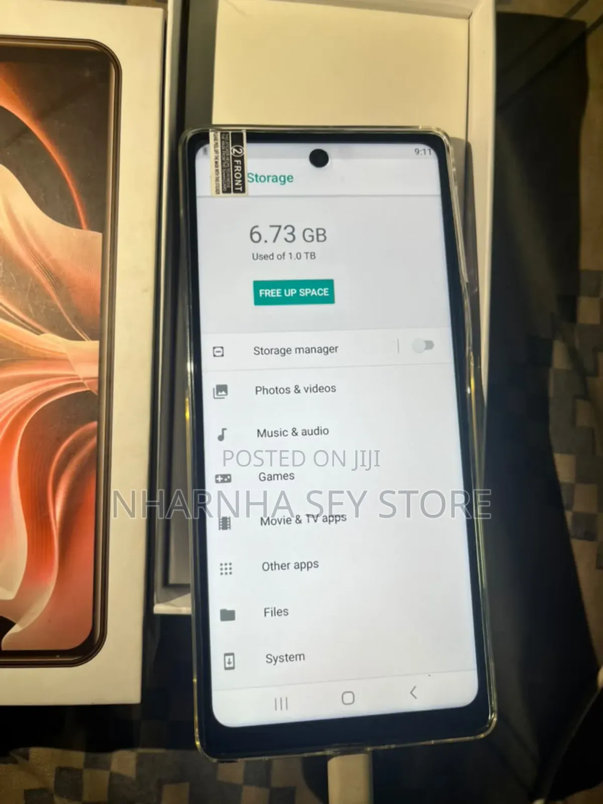 New Mobile Phone 1 TB Black