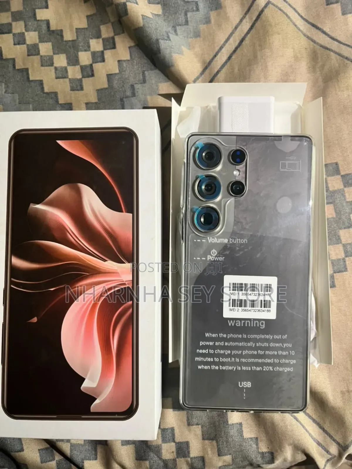 New Mobile Phone 1 TB Black
