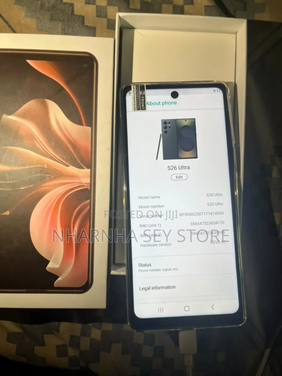 New Mobile Phone 1 TB Black