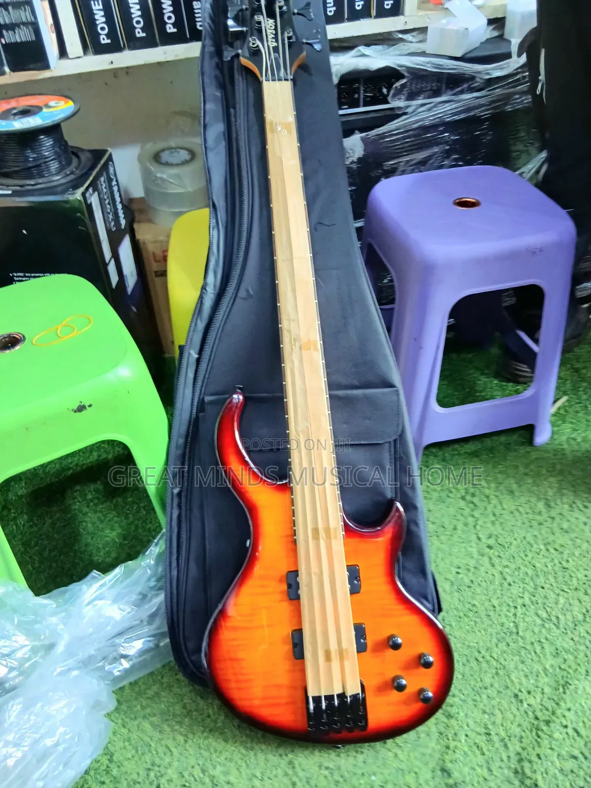 Givson Active Bass Guitar With Bag
