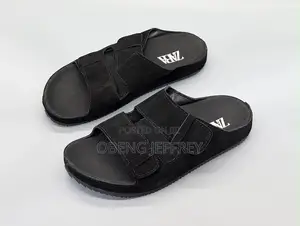 Original Zara Slide Sandals Black and Brown