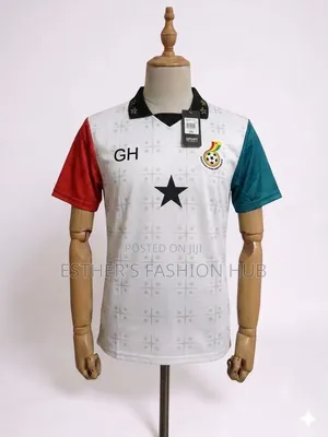 Ghana Jersey 24/25 Yellow ( With World Cup Patchesom the Arm )