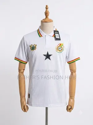 Ghana Jersey 24/25 Yellow ( With World Cup Patchesom the Arm )