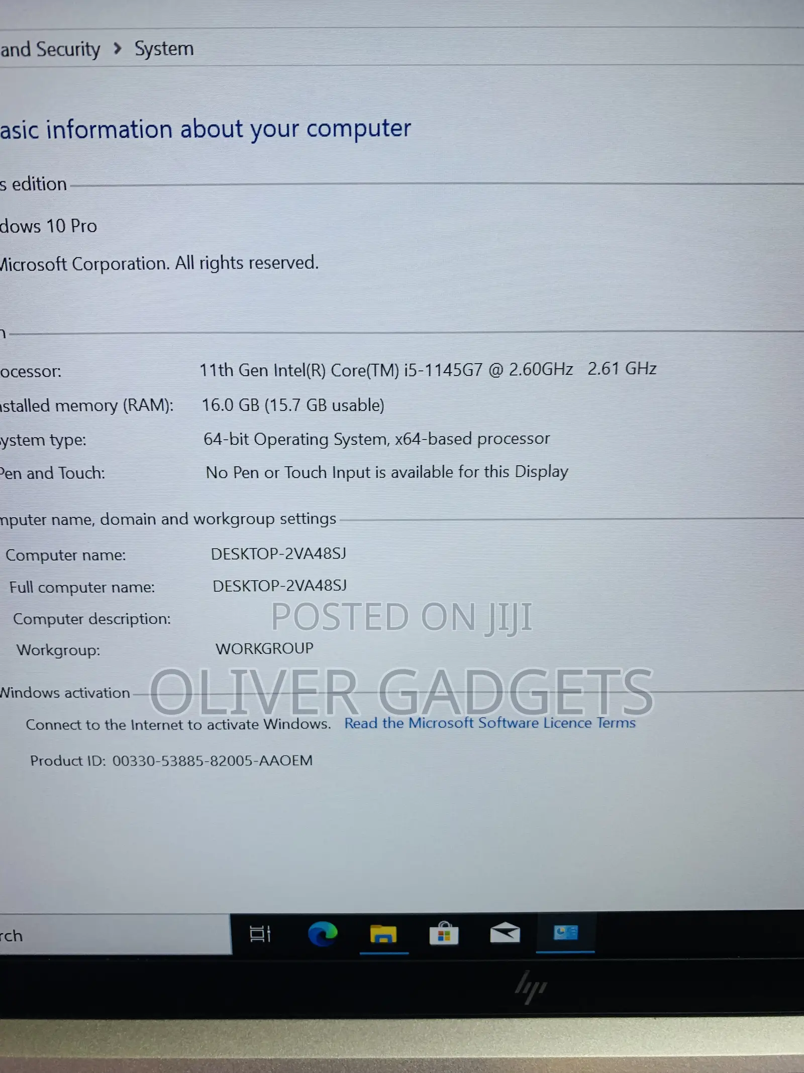 Laptop HP EliteBook 840 G8 16GB Intel Core i5 SSD 256GB