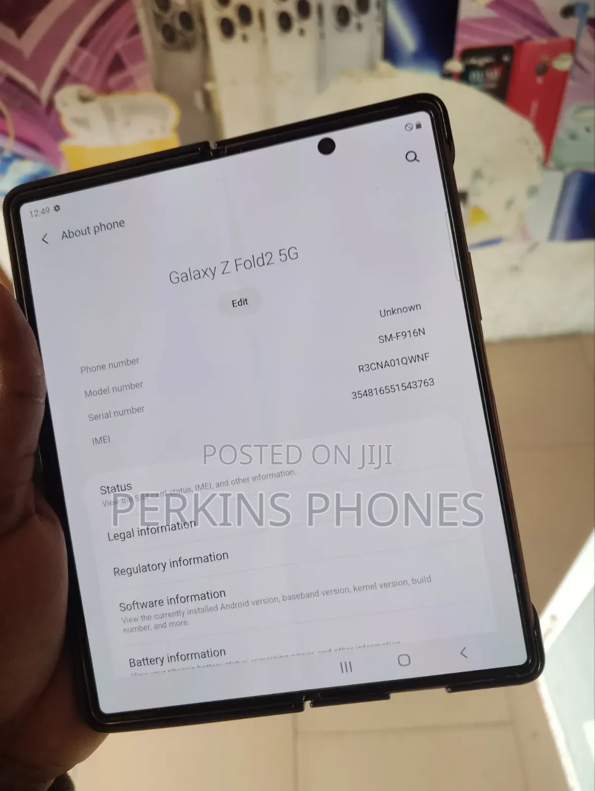 Samsung Galaxy Z Fold 2 256 GB Black