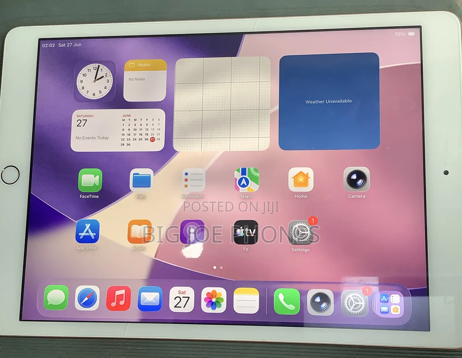 New Apple iPad 10.2 (2021) 128 GB Gray