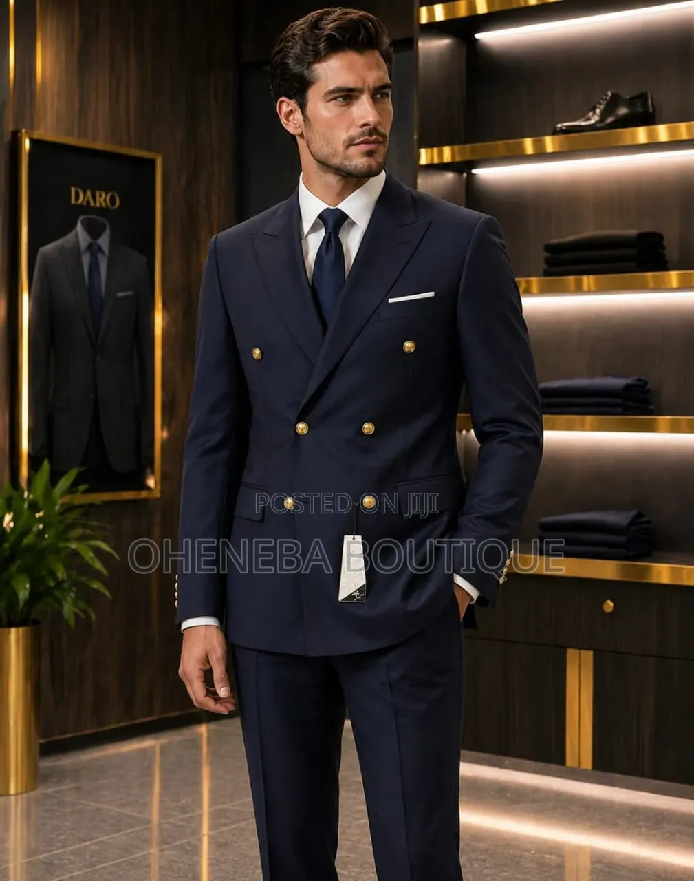 Double Breasted Suit for Men