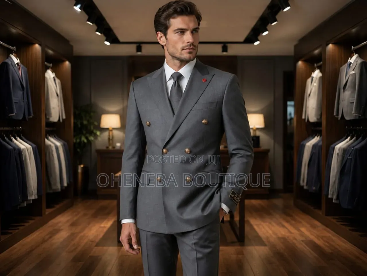Double Breasted Suit for Men