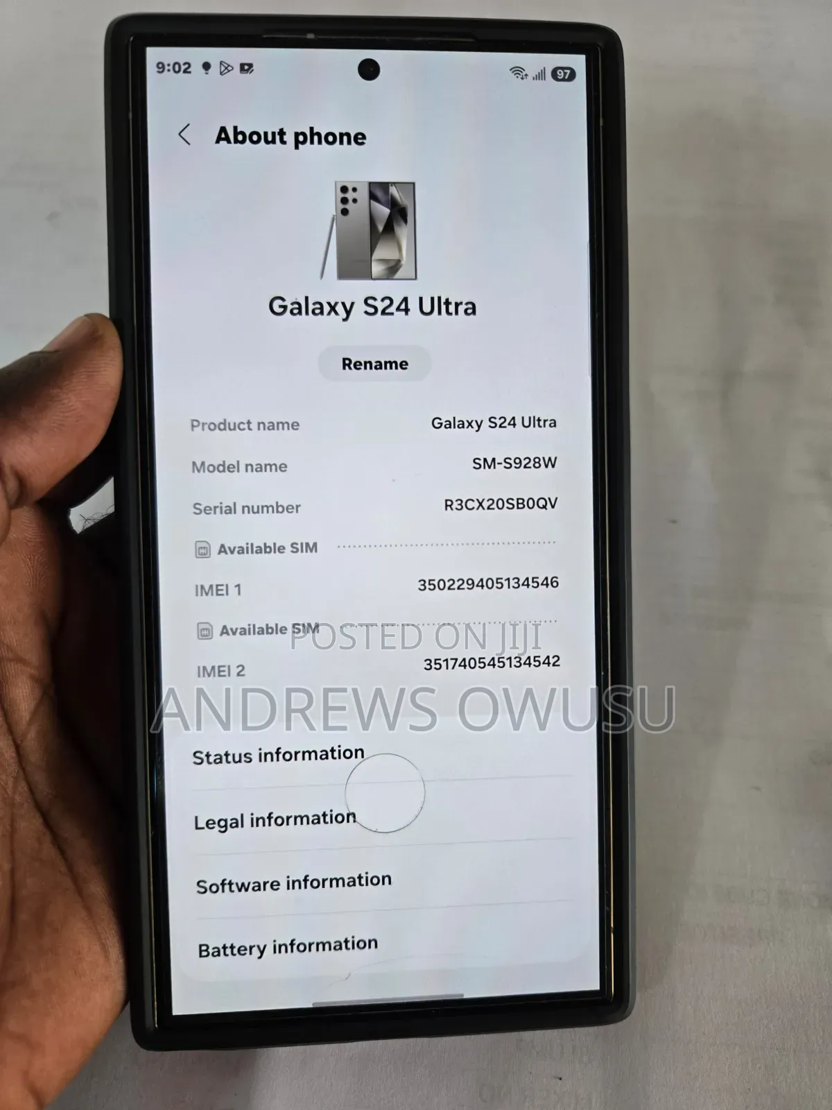 Samsung Galaxy S24 Ultra 256 GB