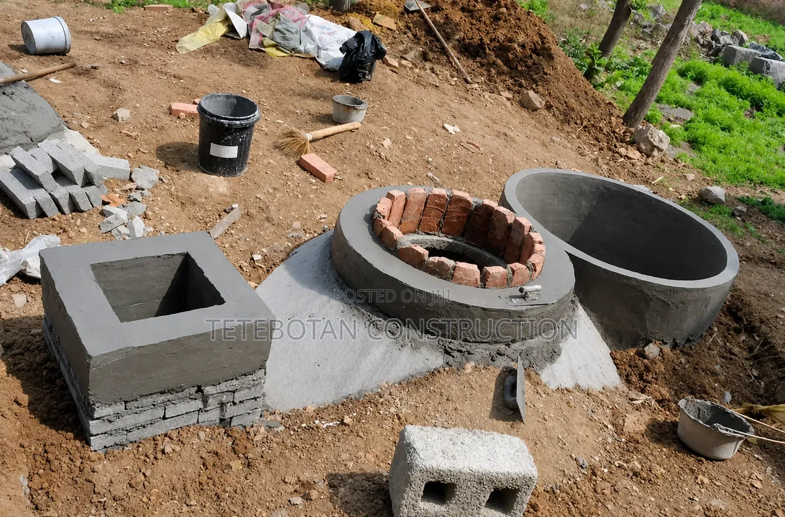 Biogas Digester Wastewater Filtration Treatment System Construction
