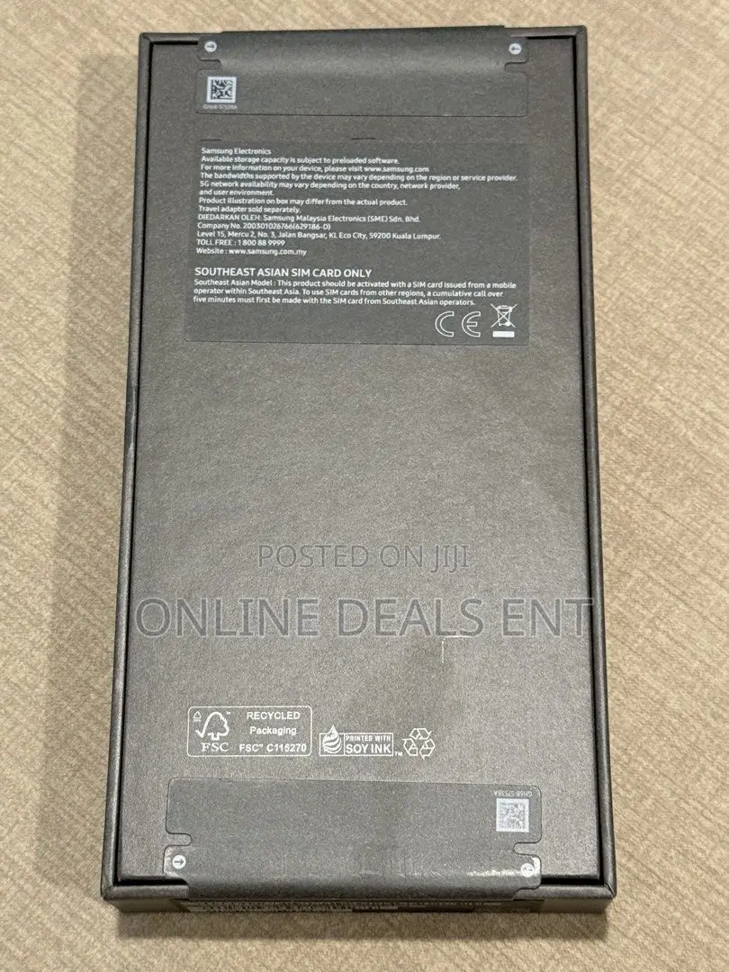 New Samsung Galaxy S26 Ultra 5G 1 TB Black