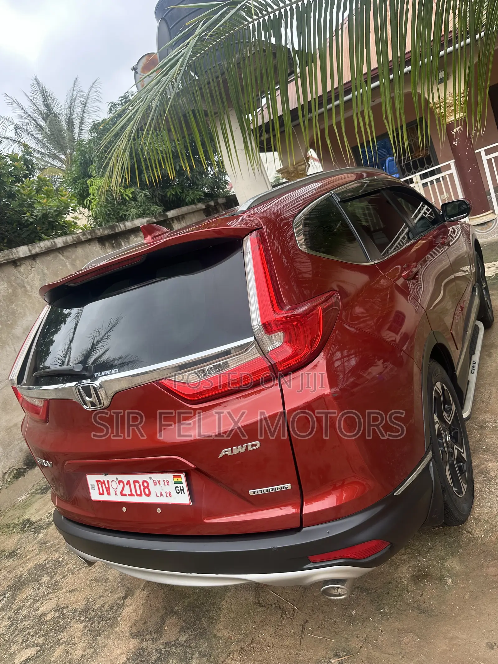 Honda CR-V Touring 4dr SUV AWD (1.5L 4cyl CVT) 2017 Red