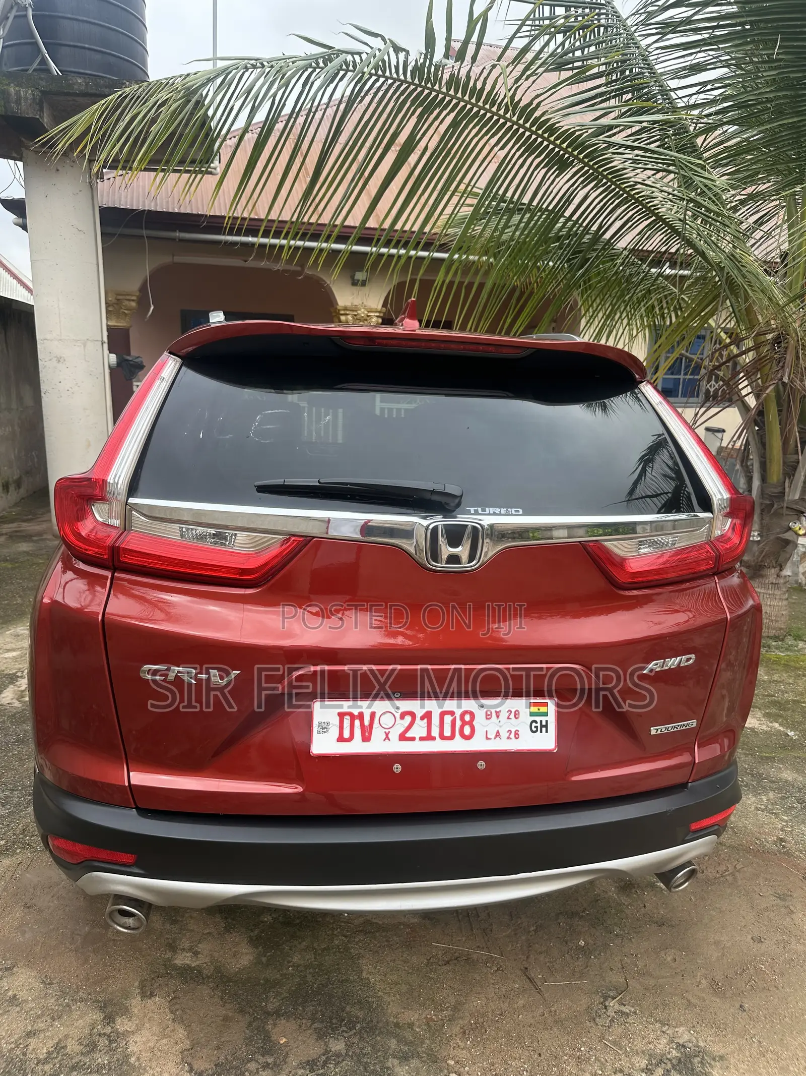 Honda CR-V Touring 4dr SUV AWD (1.5L 4cyl CVT) 2017 Red
