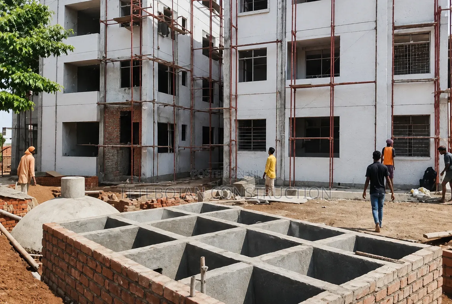 Biogas Digester Wastewater Filtration Treatment System Construction