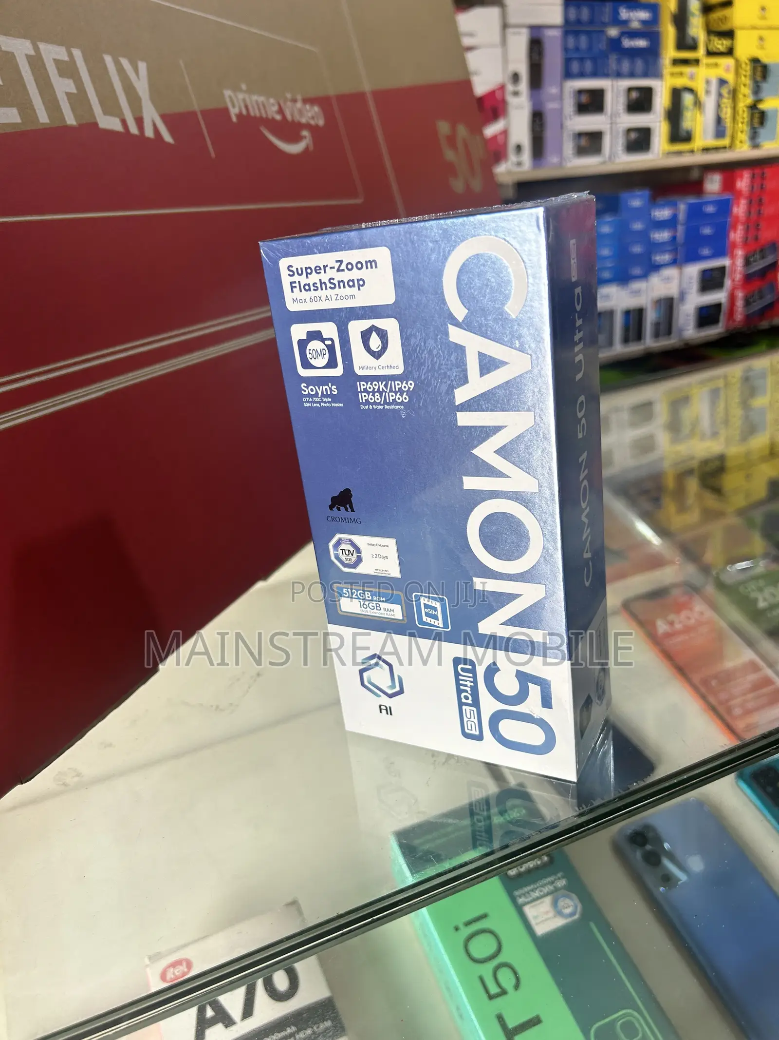 New Tecno Camon 50 Ultra 512 GB Black