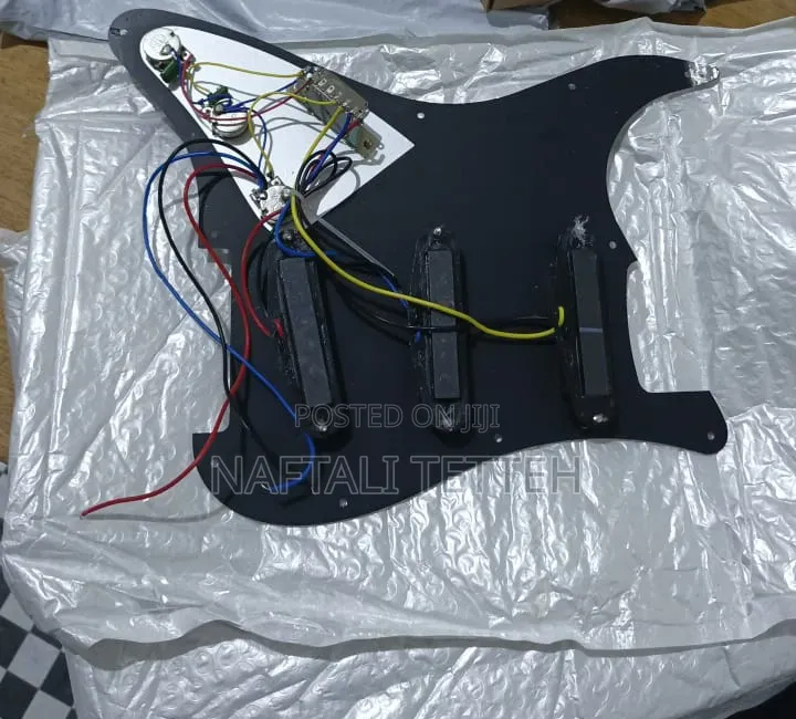SSS Guitar Pick Up Guard (Pre-Wired)