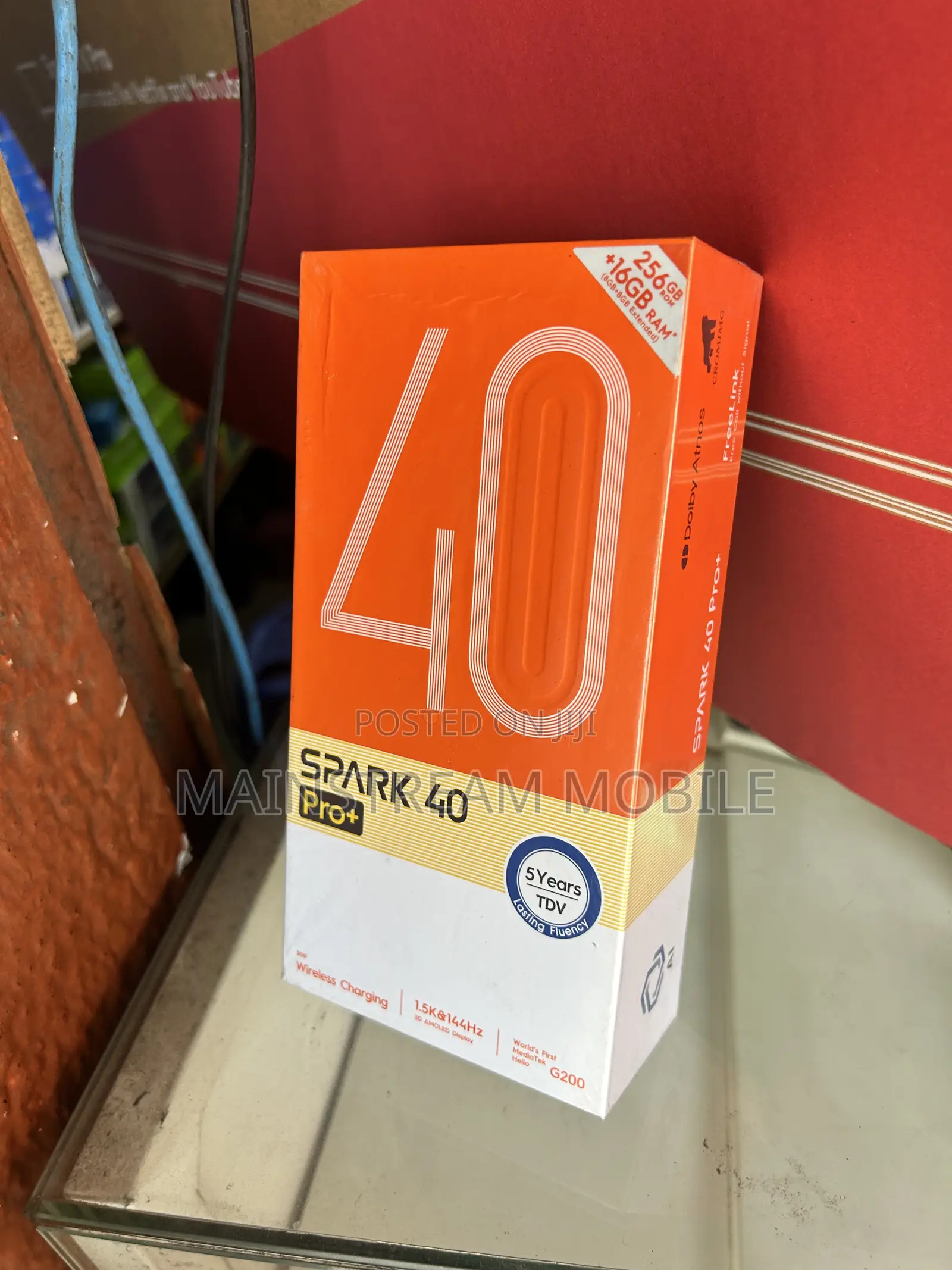 New Tecno Spark 40 Pro+ 256 GB Black