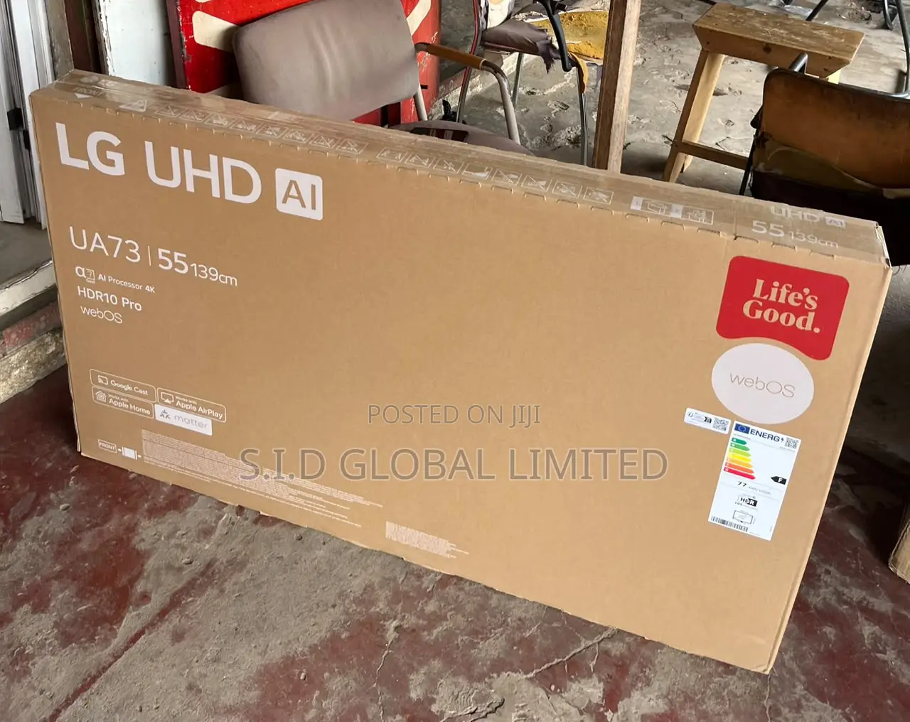 See Finer Details With Absolute Clarity on Lg 55" Uhd Smart Tv