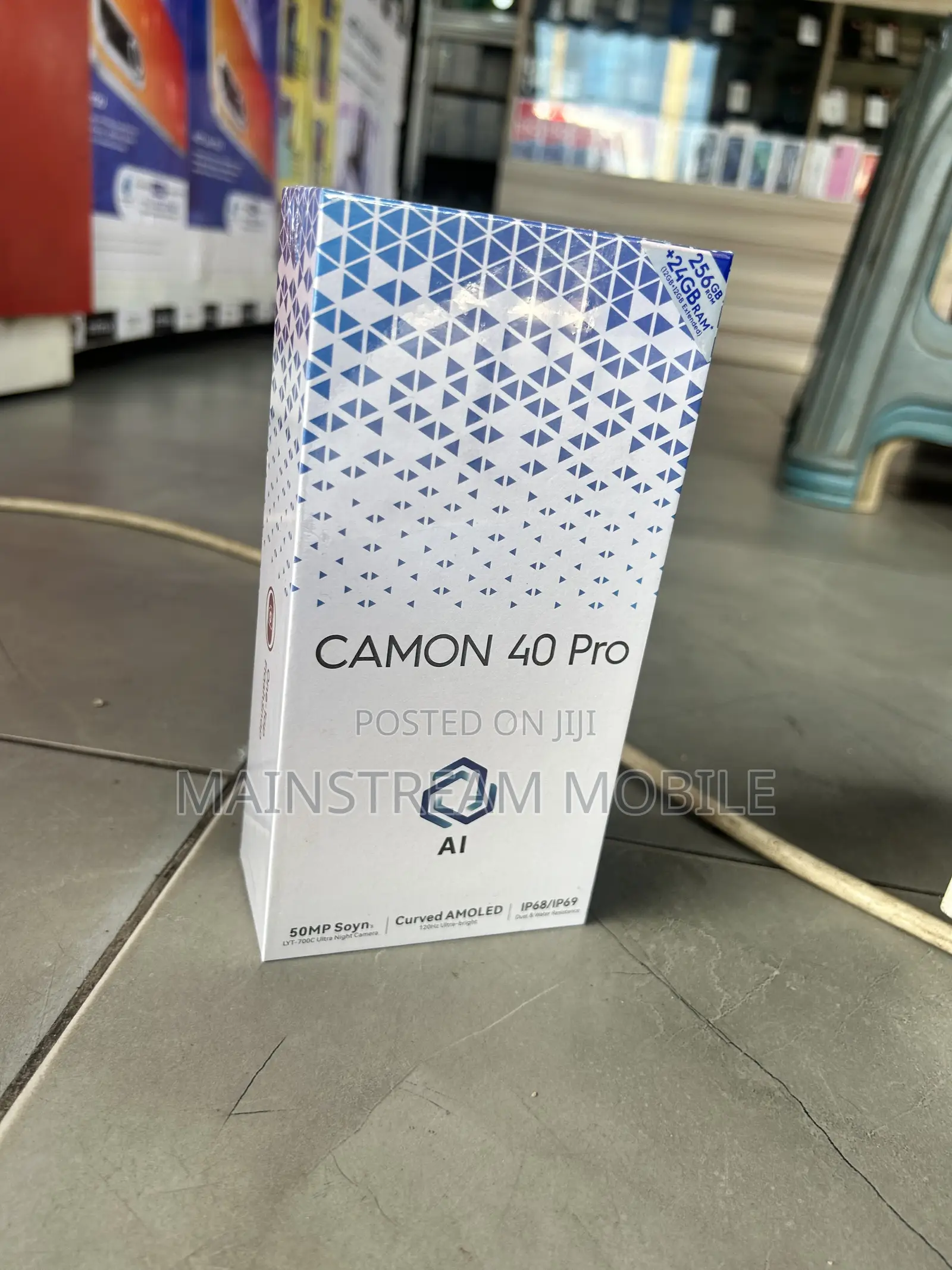 New Tecno Camon 40 Pro 5G 256 GB Black