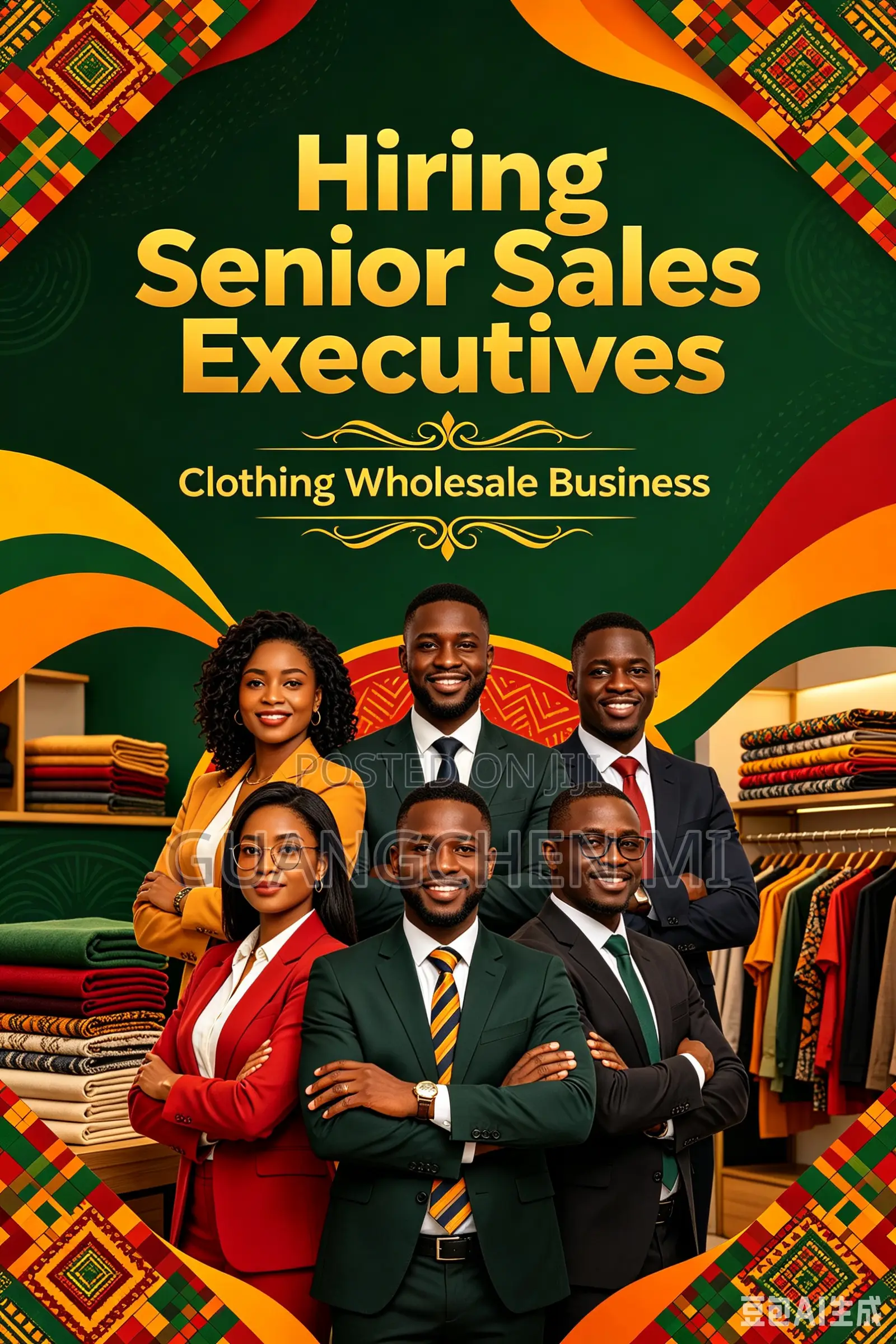 Senior Wholesale Clothing Sales Executive (Full Time)No Agent