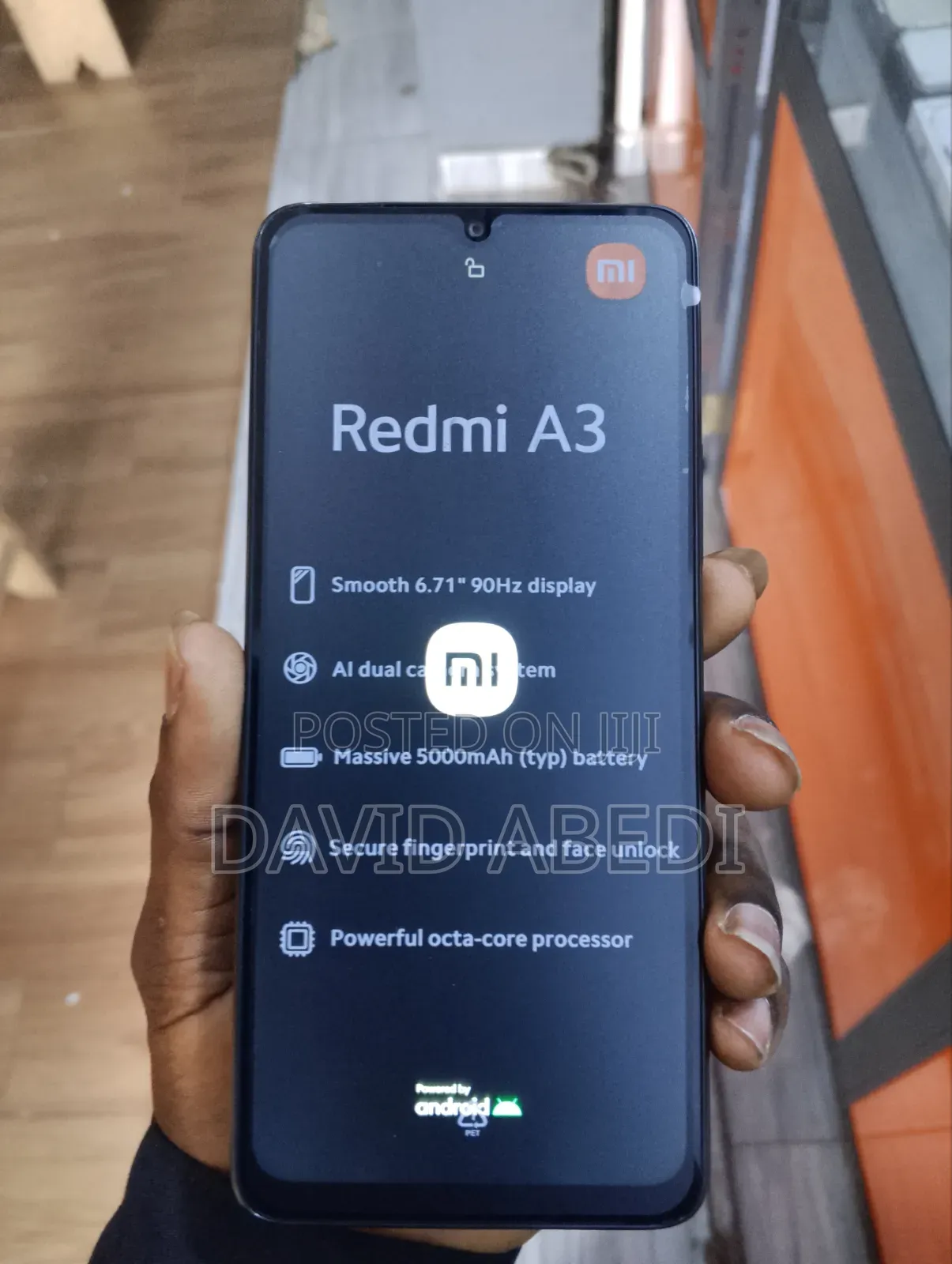 New Xiaomi Redmi A3 128 GB Black
