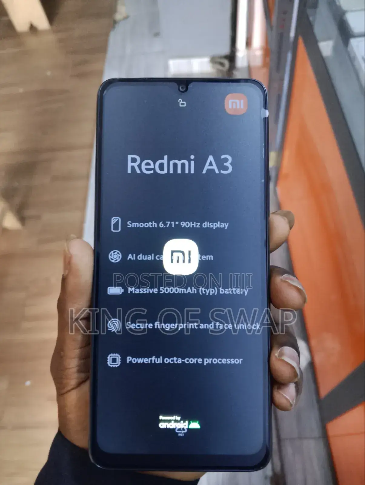 New Xiaomi Redmi A3 128 GB Black