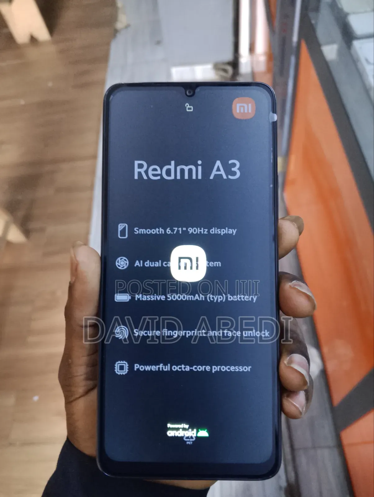 New Xiaomi Redmi A3 128 GB Black